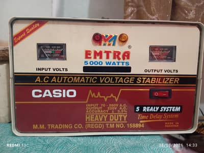 Stabilizer 5000 WATTS