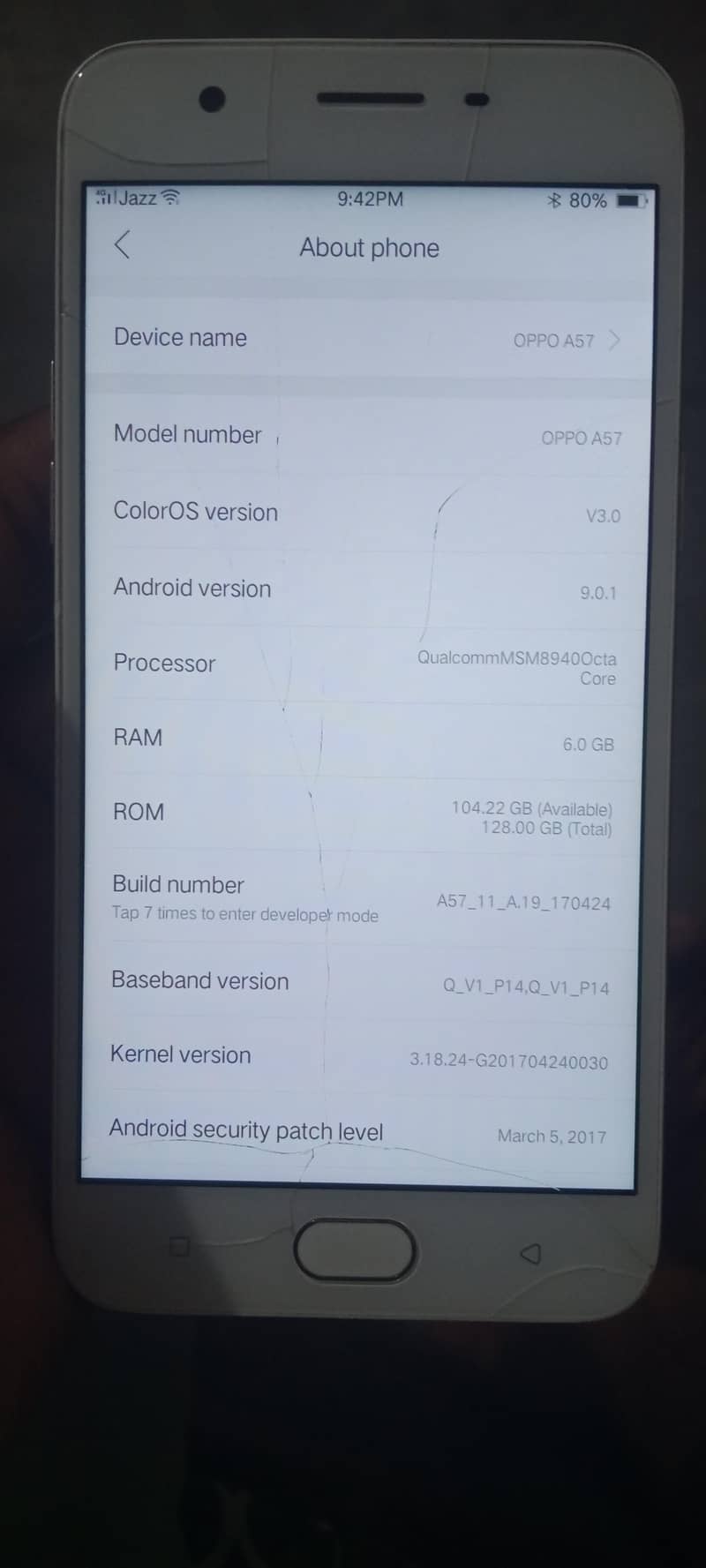 OPPO A57 2