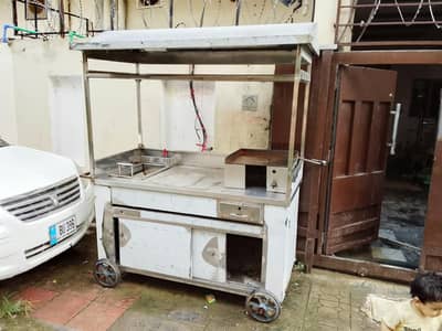 stainless steel food counter
