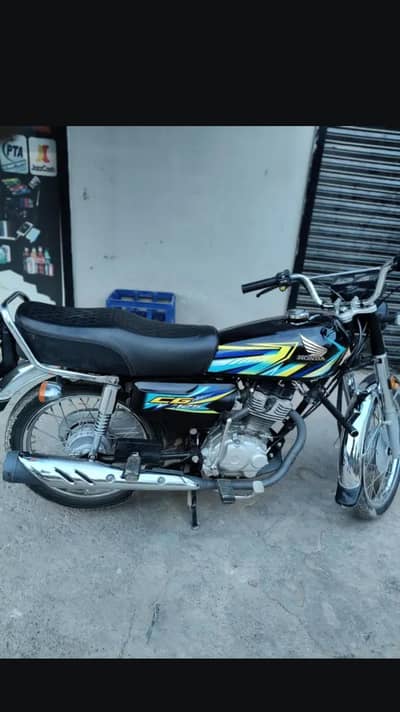 Honda CG125 black 2026 model