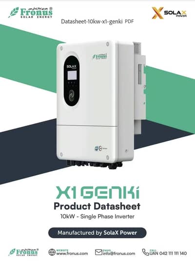 Fronus Solax X1 Genki 10Kw Single Phase Hybrid Inverter PV20000
