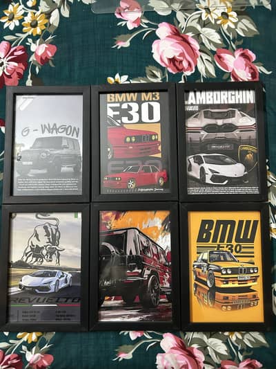 Car stylish frames 6x for sale in lahore