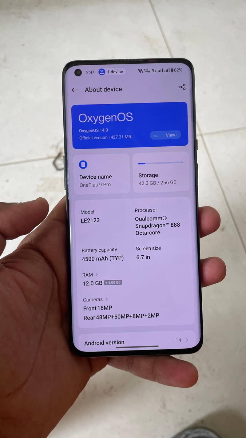 One Plus 9 Pro 2