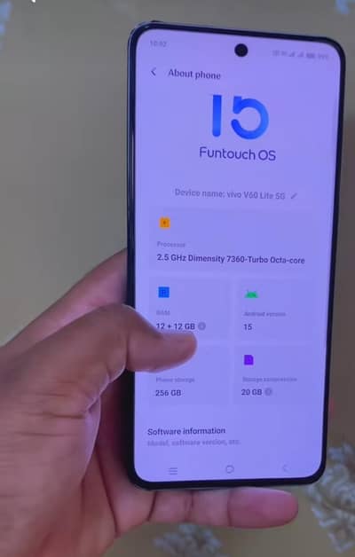 Vivo V60LITE 5g 12+12 256