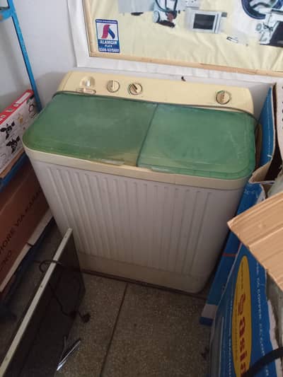 Double washing machine for sale all ok