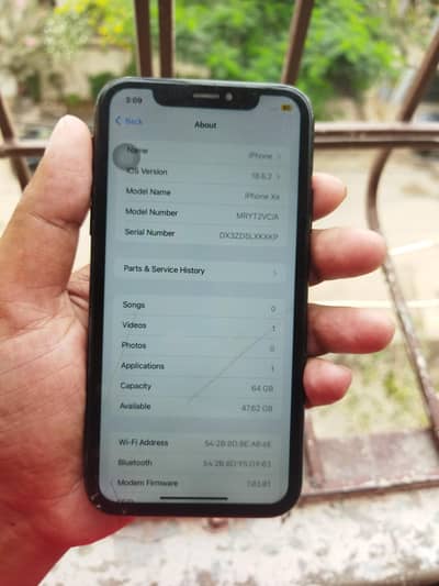 Iphone xr 64gb non PTA fu esim chlegi abhi 03711176118
