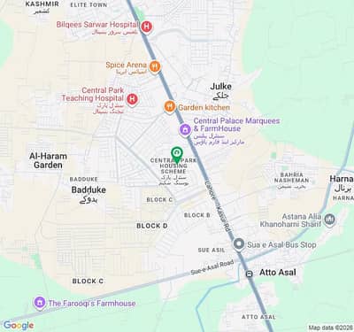 5MARAL Facing Park BACK FEROZPUR ROAD IDEAL LOCATION NEAR MOSQUE MARKET SCHOOL PARK AL DUSE CALER PLOT FOR SALE