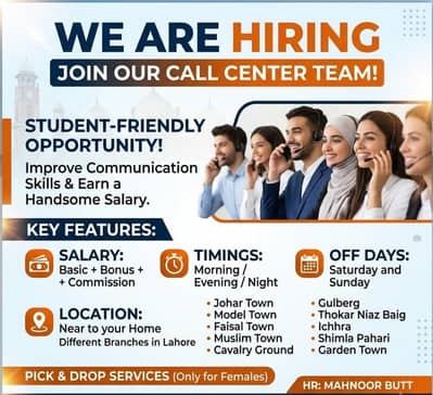 Part-time | Full-time jobs | Male & Female both Can Apply |