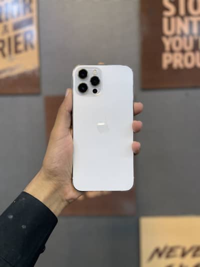iPhone 12 Pro Max White  - 95% BH - Factory Unlock (Non-PTA)