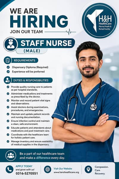 Male Staff Nurse