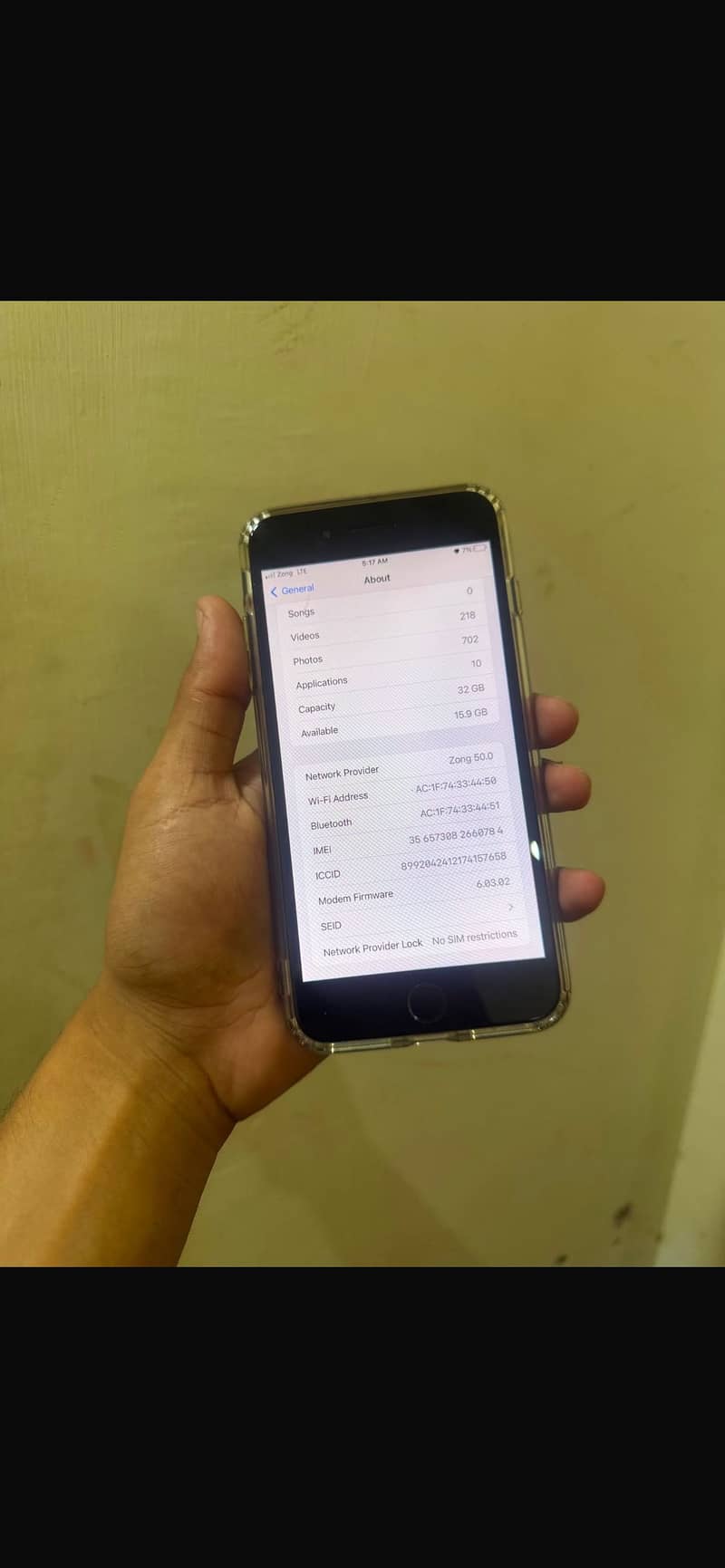 Iphone 7plus pta approved 2