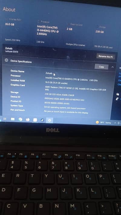 core i5 6th generation with 2GB Graphic card