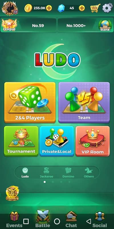 Yalla ludo I'd