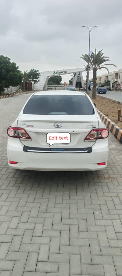 Toyota Corolla XLI 2012