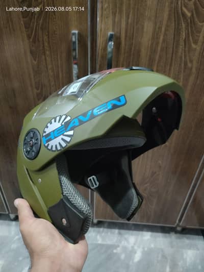 Flip up helmet