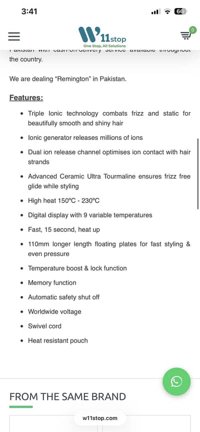 Straightener hair