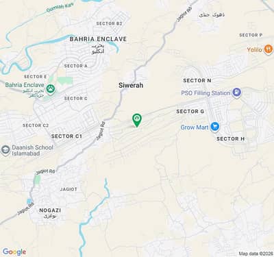 Sec F 10 Marla Solid land hills facing LOP approved plot for sale