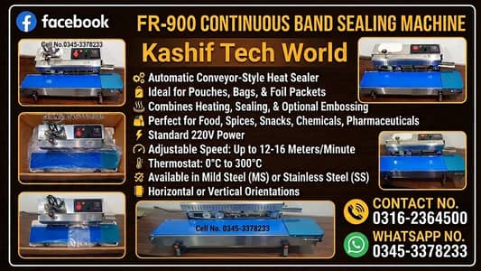 FR-900 Continuous Band Sealing Machine