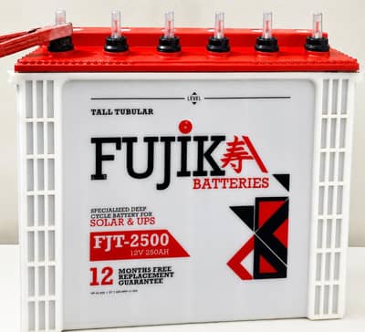 FUJIK FJT-2500 Tall Tubular Battery – 12V 250Ah