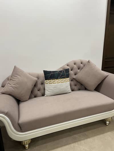 Sofa/3 seater/ dewan sold wood fantac brand
