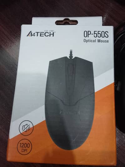 A4Tech OP-550S USB Optical Mouse – Black