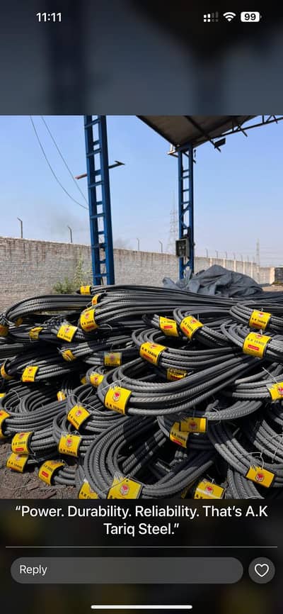 Steel Saria Grade 40 & Grade 60 | Deformed Iron Rods | Wholesale & Re