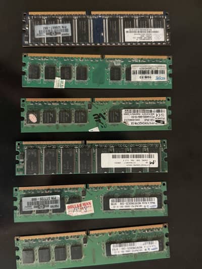 Pc ram 1gb and 256mb