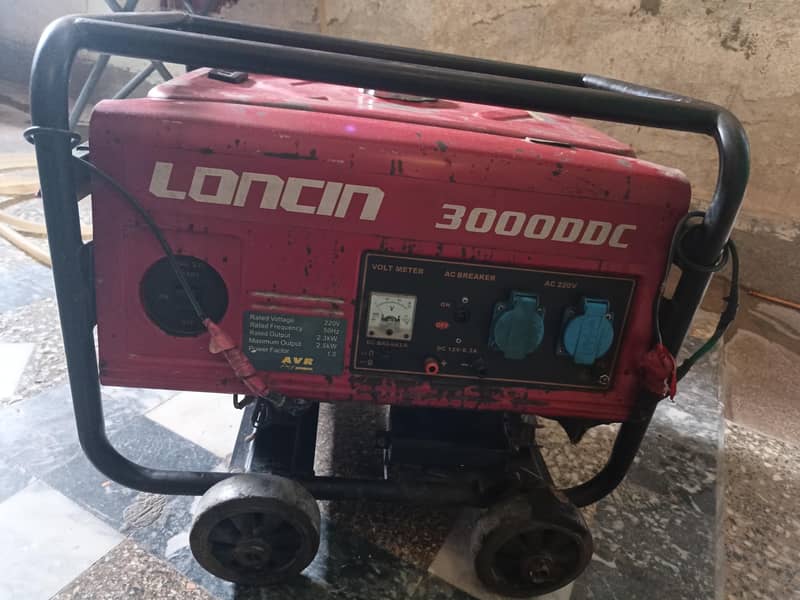 RED colour loncin generator 2