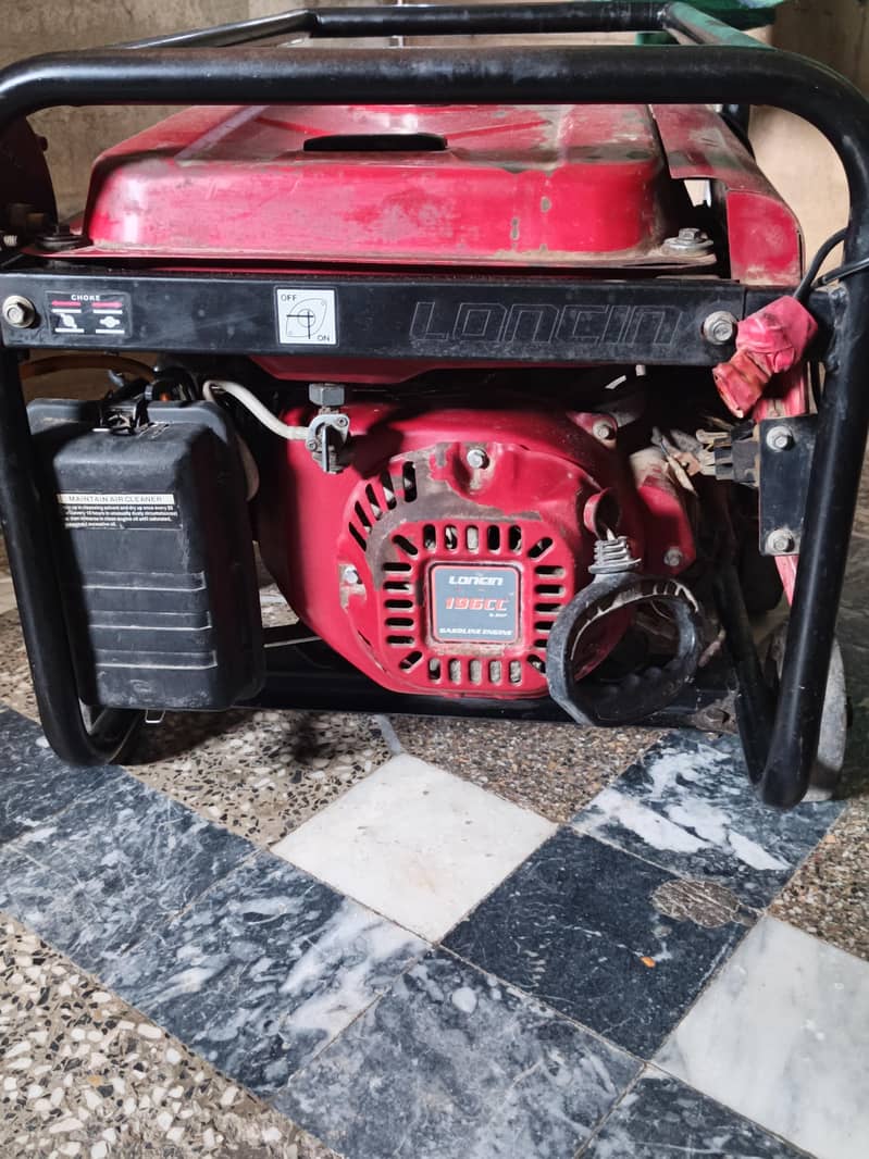 RED colour loncin generator 4