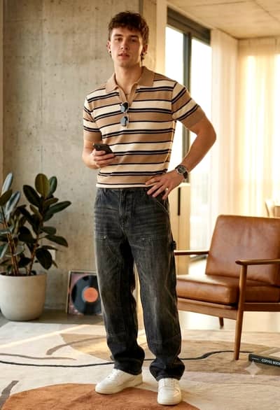 Knited polo