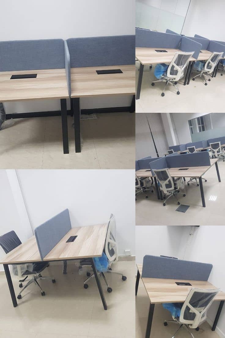 Office table/Office cluster/workstation/tables/table chair/Table 7