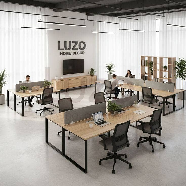 Office table/Office cluster/workstation/tables/table chair/Table 12