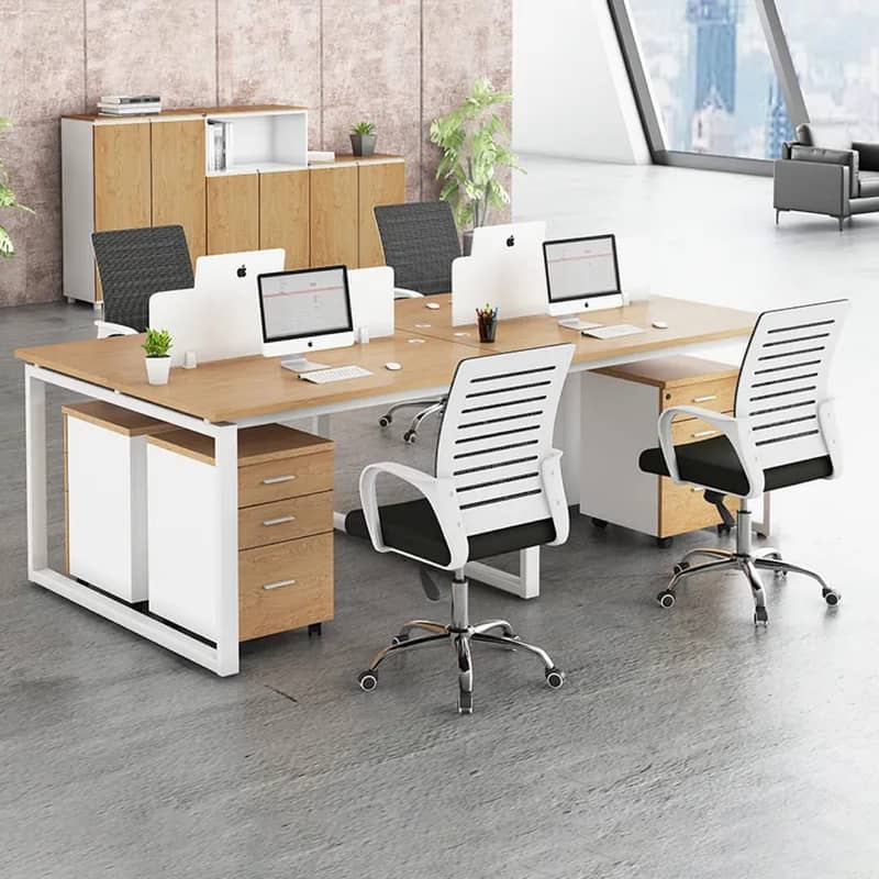 Office table/Office cluster/workstation/tables/table chair/Table 15