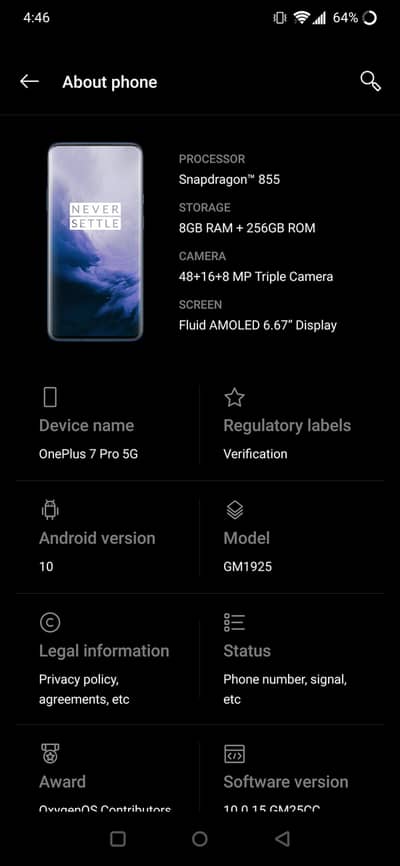 One Plus 7 Pro - pop up camera