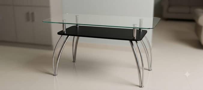 Glass Top dining table