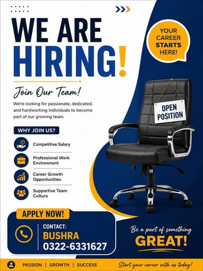 We are hirring freshers,males and females for job