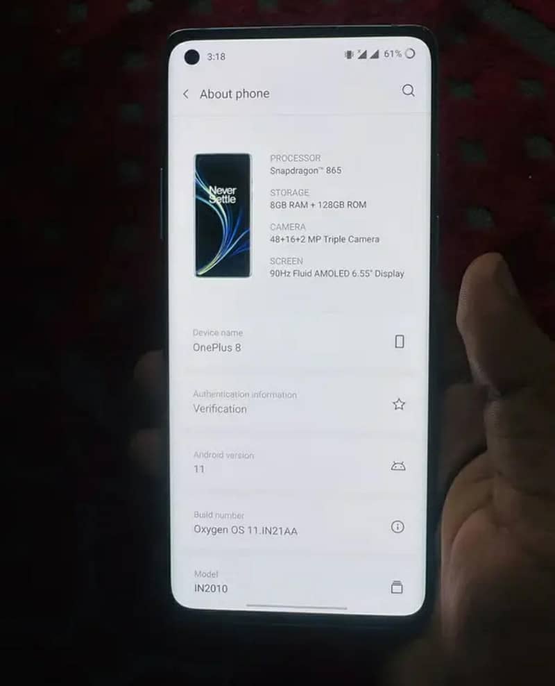 one plus 8 5