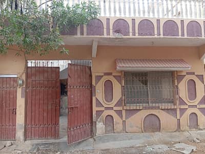 HOUSE FOR SALE IN GULSHAN E AKBAR GROUND+1 LESS CORNER