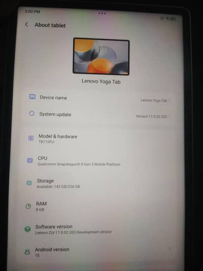 Lenovo Gaming Tab 120fps tab Lenovo Yoga