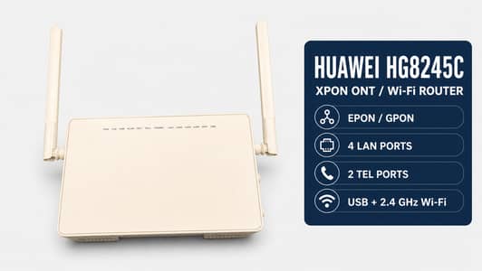 Huawei HG8245C XPON ONT ONU Fiber WiFi Router