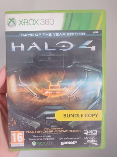 HALO 4 + Halo Reach combo XBOX 360 ORIGINAL CD