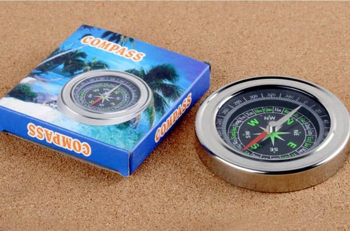 Stainless Steel Direct-ional Magnetic Com-pass, Material Stainless Steel, Large Size, High Quality, Imported