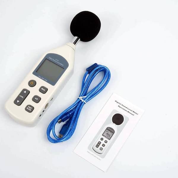 HY1361 Digital Sound Level Meter: 30–130 dB Handheld Decibel Tester