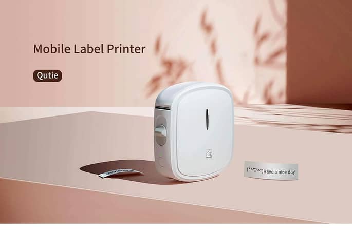 HPRT Portable Mobile Label Printer, Quiet 12–15mm Bluetooth Mini Thermal Printer for Phone