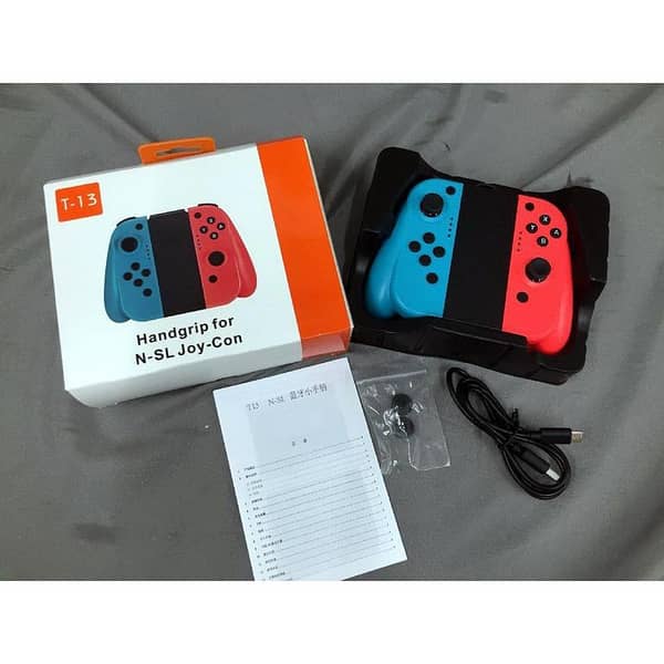 Nintendo Switch Joy-con With Neon Blue And Red Controllers, Nintendo Switch