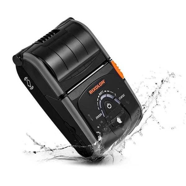 Bixolon Portable Bluetooth Mobile Thermal Printer 2 inch (58mm) with NFC, Faster 100 mm/s