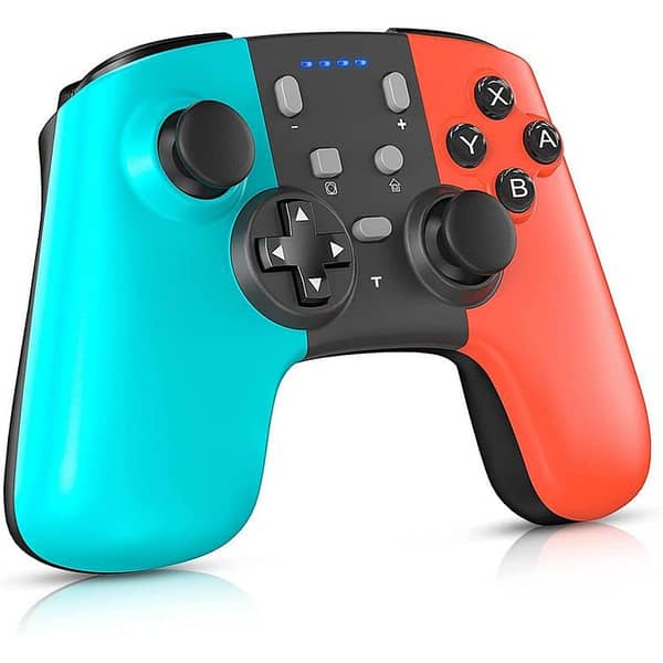 Gamory Wireless Controller Compatible with Switch/Switch Lite, Switch Pro Controller Supports Gyro Axis, Turbo and Dual Vibration, Remote Gampad with 6 Axis Gyro. It can also be wired to a PC (Support Windows XP/ 7/8/10/11)