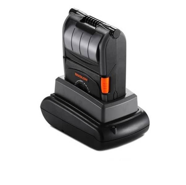 Rugged Mobile Bluetooth 2-Inch Thermal Printer (58mm) – Bixolon 203dpi, Portable Mini Label & POS Printer, Dark Grey