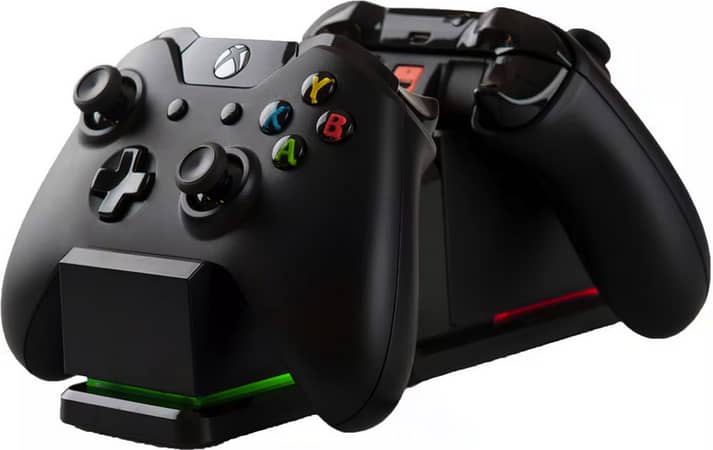 Venom Xbox One Twin Charging Dock with 2 Rechargeable Battery Packs Black for Xbox One Controllers