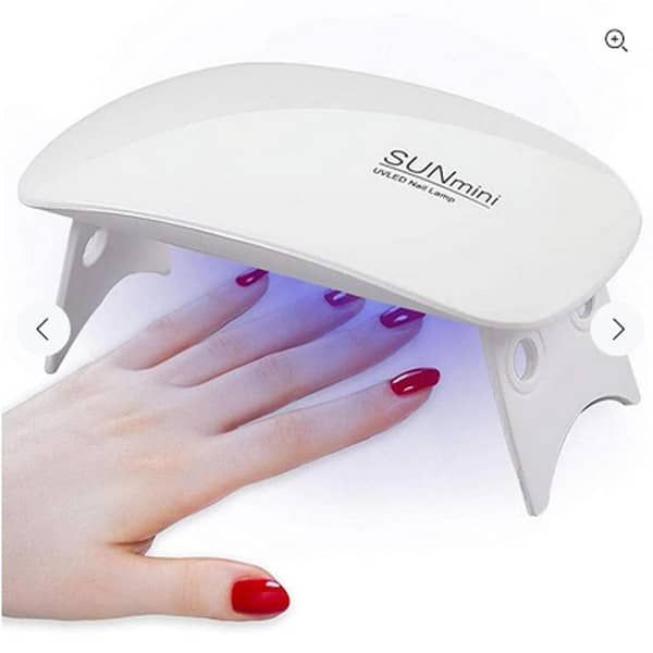 UV LED Nail Lamp, 6W Nail Lamp Light with 45s/60s Timer Nail Dryer,Mini Portable USB Gel Nail Polish Lamp for Nail Art at Home